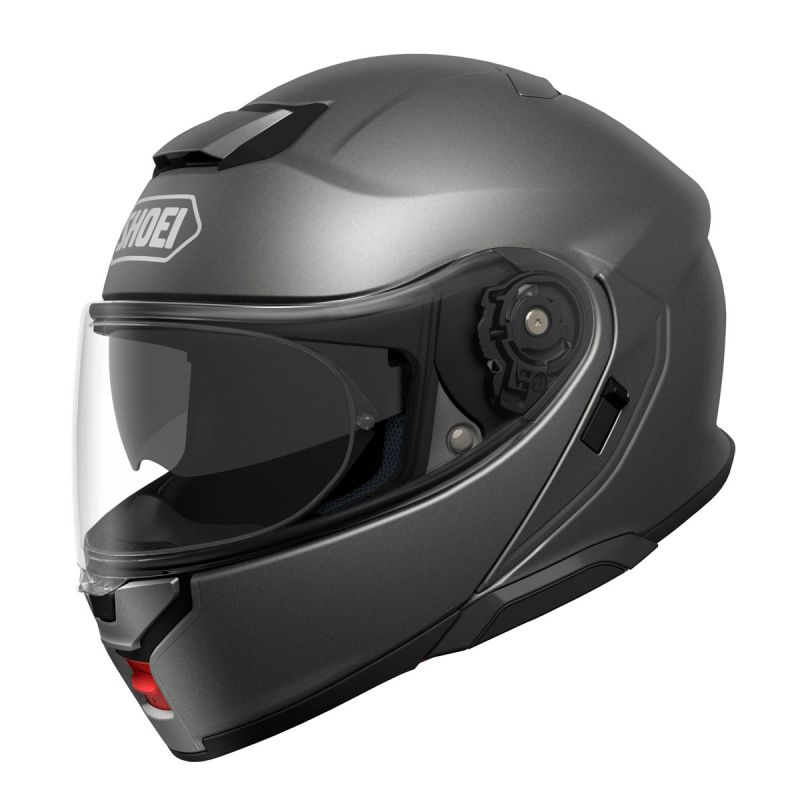 Shoei Neotec 3 Plain Matt Anthracite Motorcycle Motorbike Flip Modular Helmet