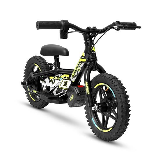 Amped A10 Black 150w 18v Electric Kids Age 3+ Balance Bike - Black 