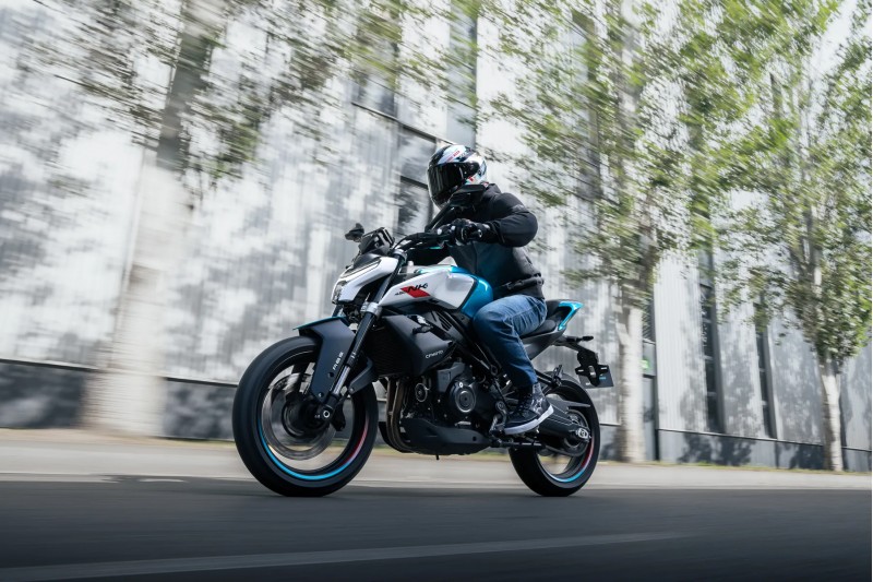 2024 CF Moto 450NK - Zephyr Blue, 450cc