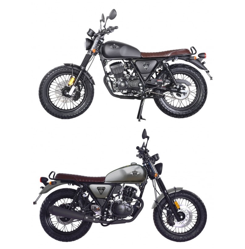 wk scrambler 125 - 125cc classic style learne